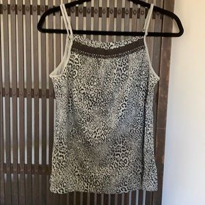 NET animal print camisole